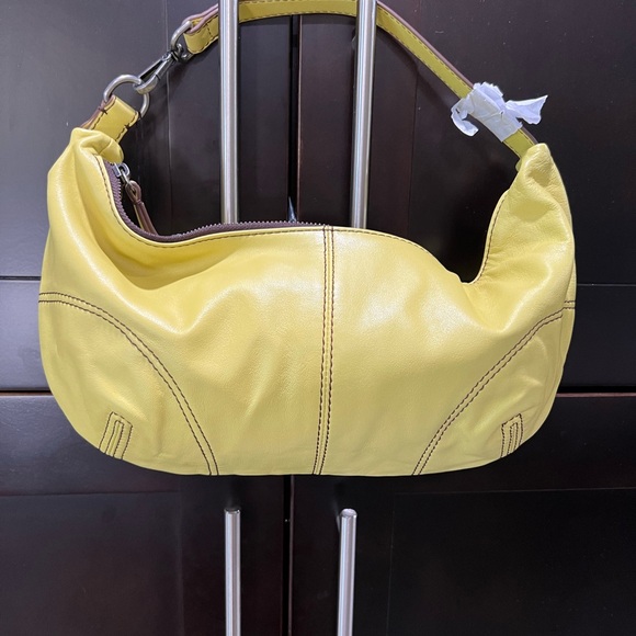 Free People leather Yellow Designer Shoulder Bag - Picture 7 of 13